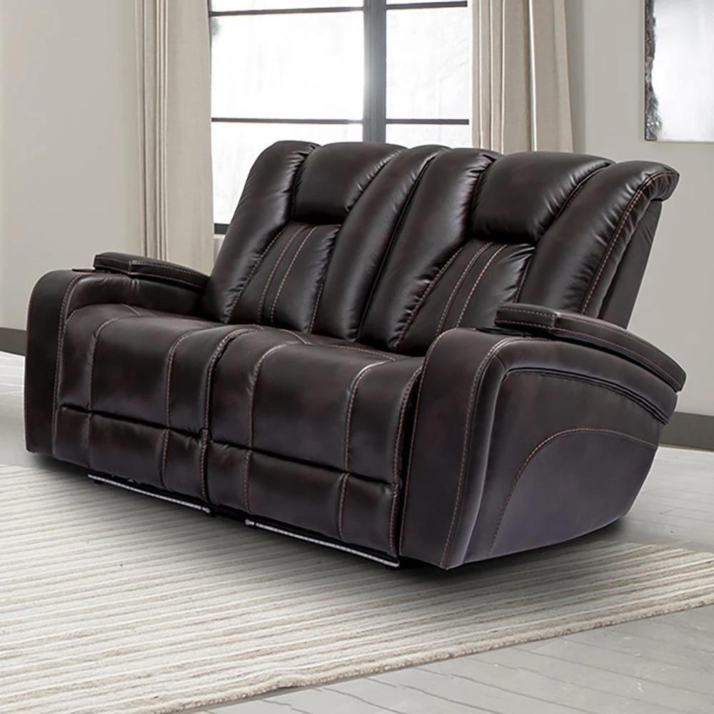 Parker House Optimus Power Loveseat in Truffle - Ideal Furniture (Fresno,CA)