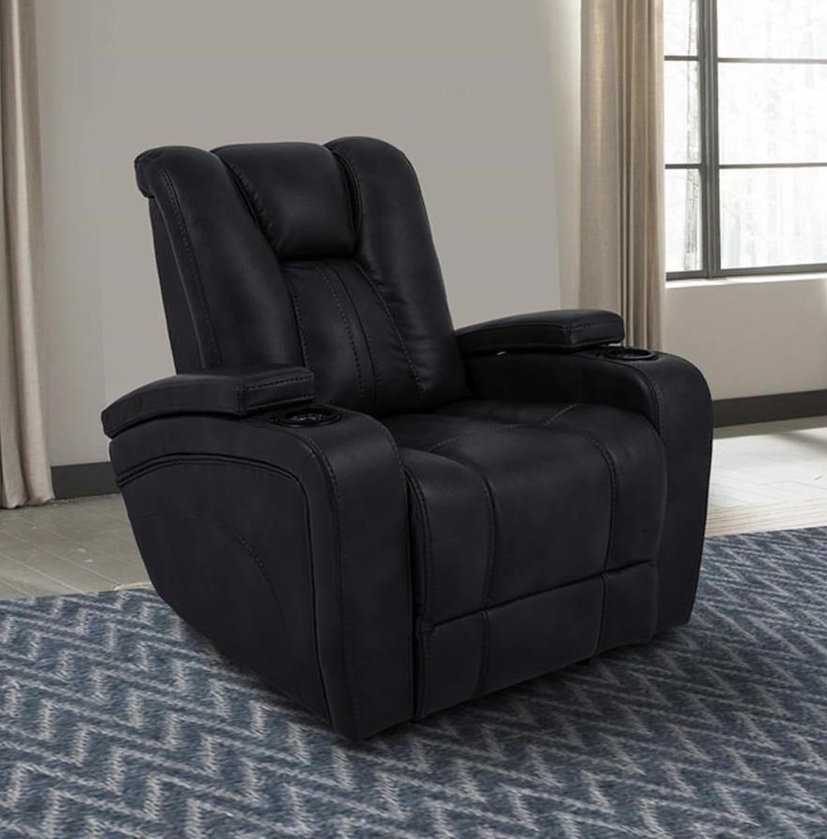 Parker House Optimus Power Recliner in Midnight - Ideal Furniture (Fresno,CA)