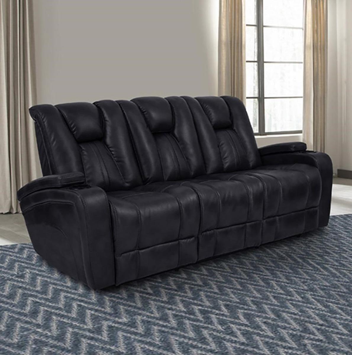 Parker House Optimus Power Sofa in Midnight - Ideal Furniture (Fresno,CA)