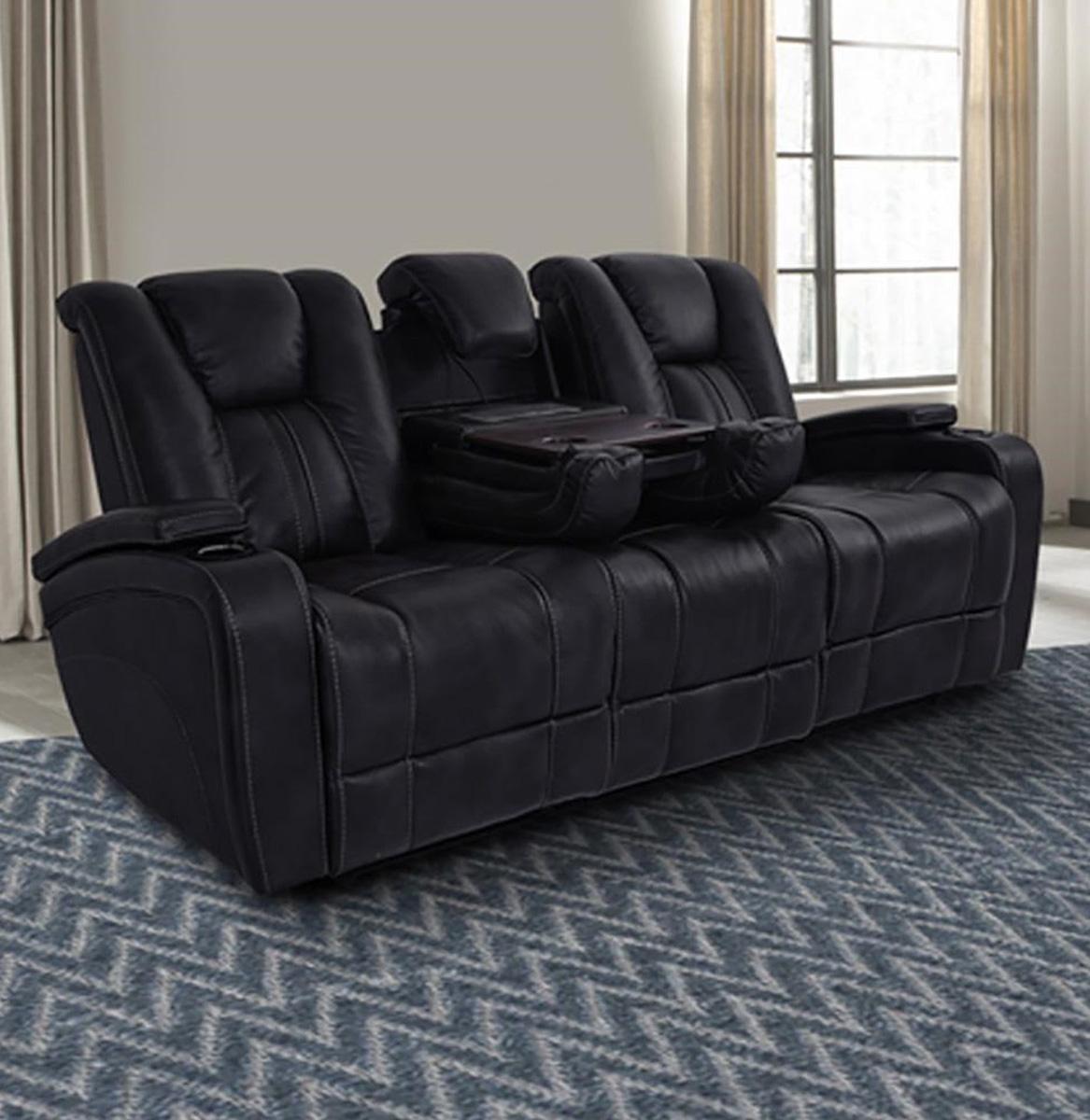 Parker House Optimus Power Sofa in Midnight - Ideal Furniture (Fresno,CA)