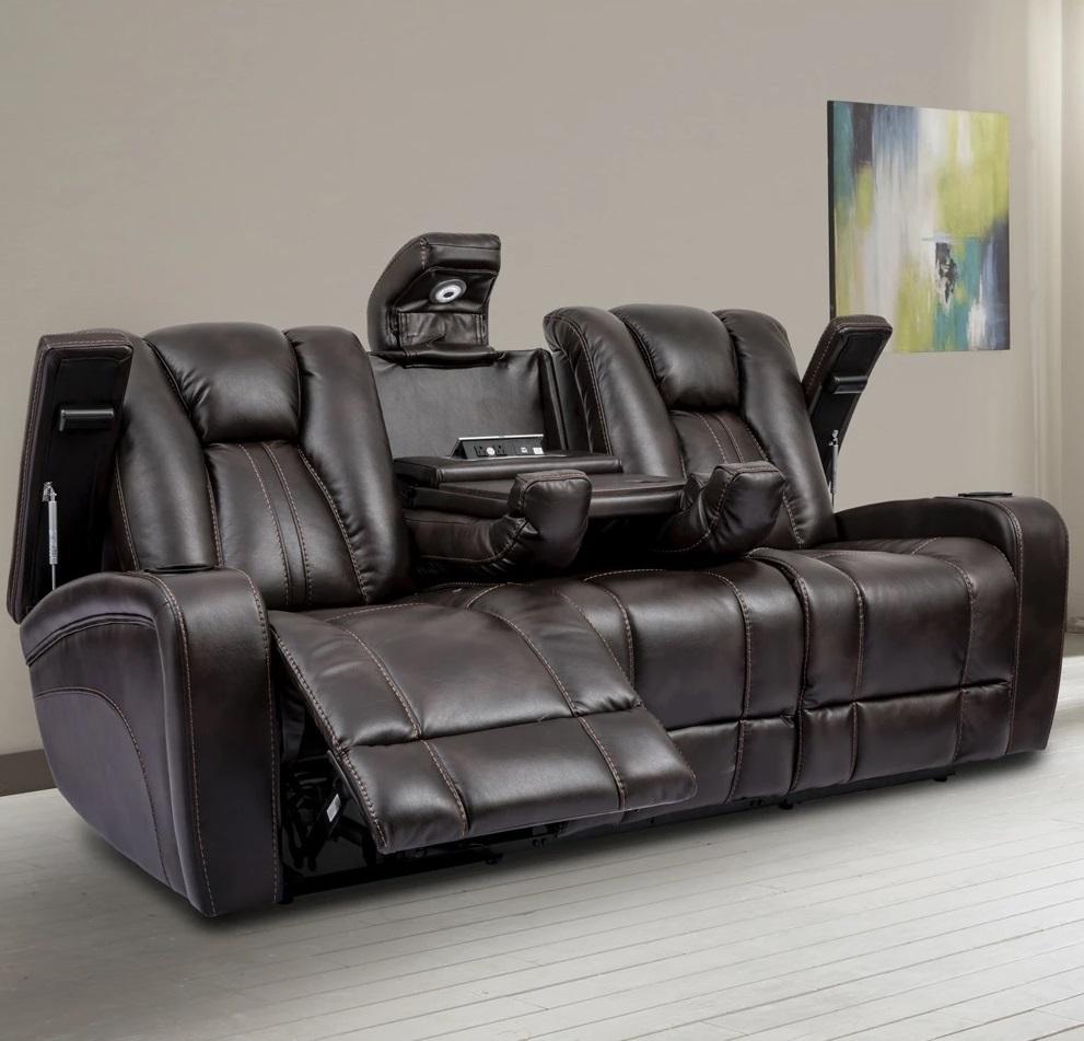 Parker House Optimus Power Sofa in Truffle - Ideal Furniture (Fresno,CA)