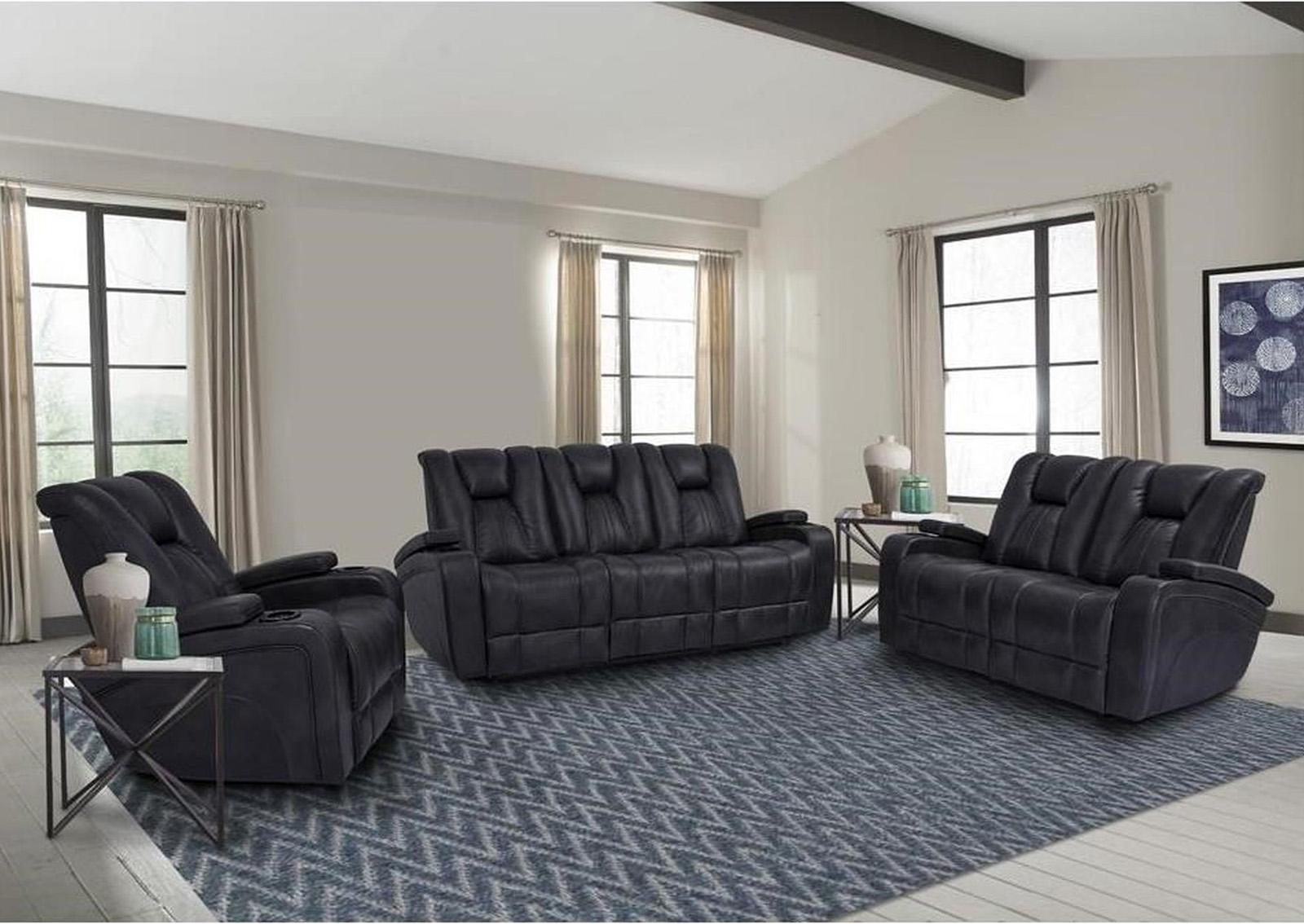 Parker House Optimus Power Sofa in Midnight - Ideal Furniture (Fresno,CA)