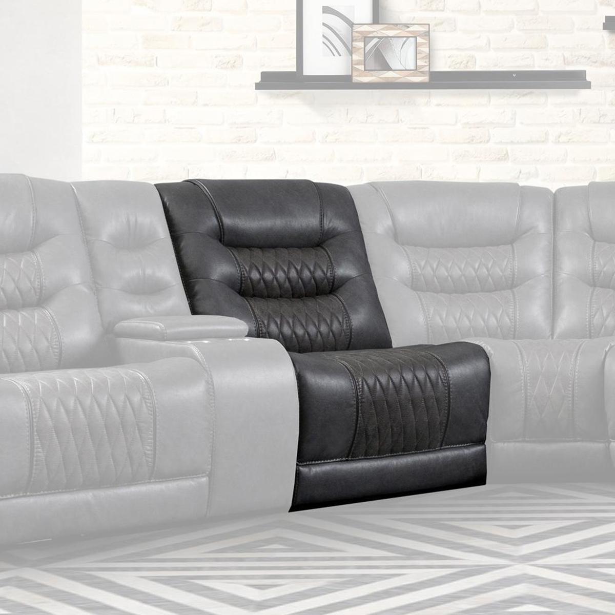 Parker House Outlaw Armless Recliner in Stallion - Ideal Furniture (Fresno,CA)