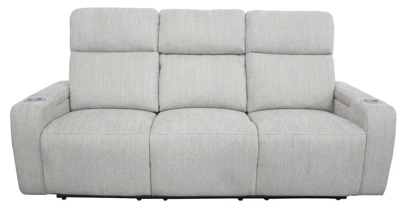 Parker House Orpheus Power Drop Down Console Sofa in Bisque - Ideal Furniture (Fresno,CA)