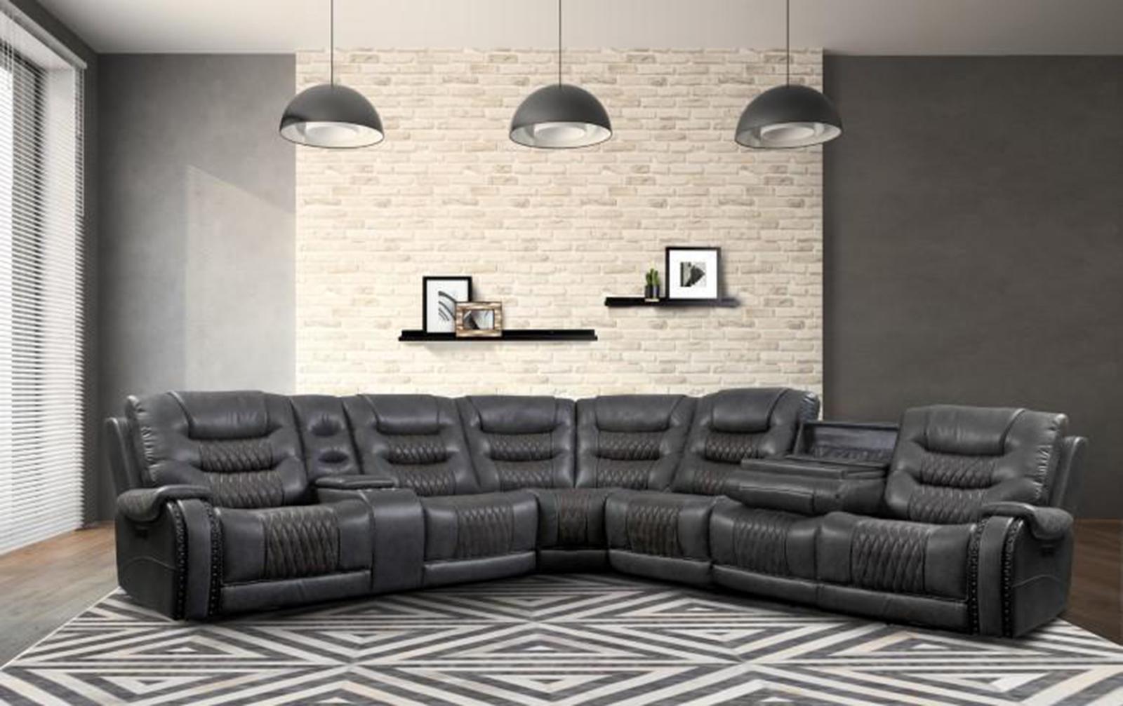 Parker House Outlaw Armless Chair with Drop Down Table in Stallion - Ideal Furniture (Fresno,CA)