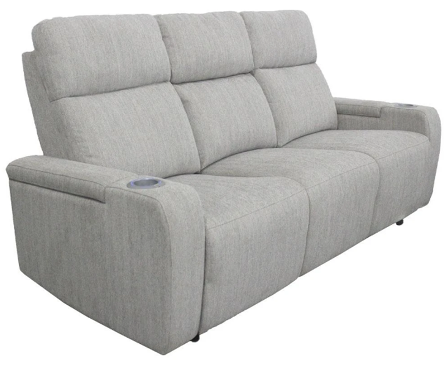 Parker House Orpheus Power Drop Down Console Sofa in Bisque - Ideal Furniture (Fresno,CA)