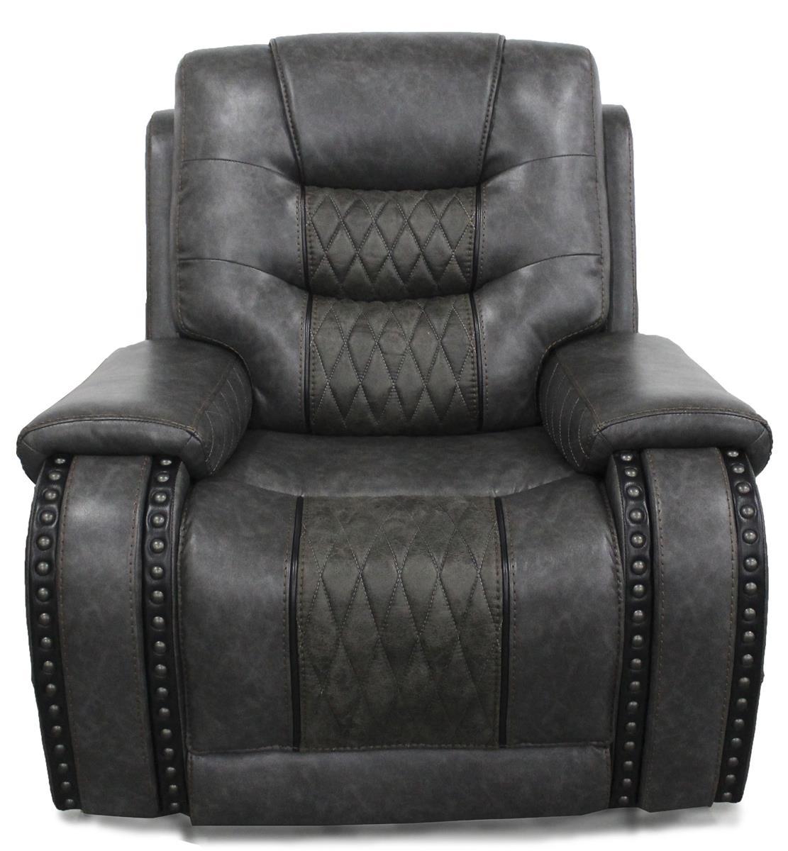 Parker House Outlaw Power Recliner in Stallion - Ideal Furniture (Fresno,CA)