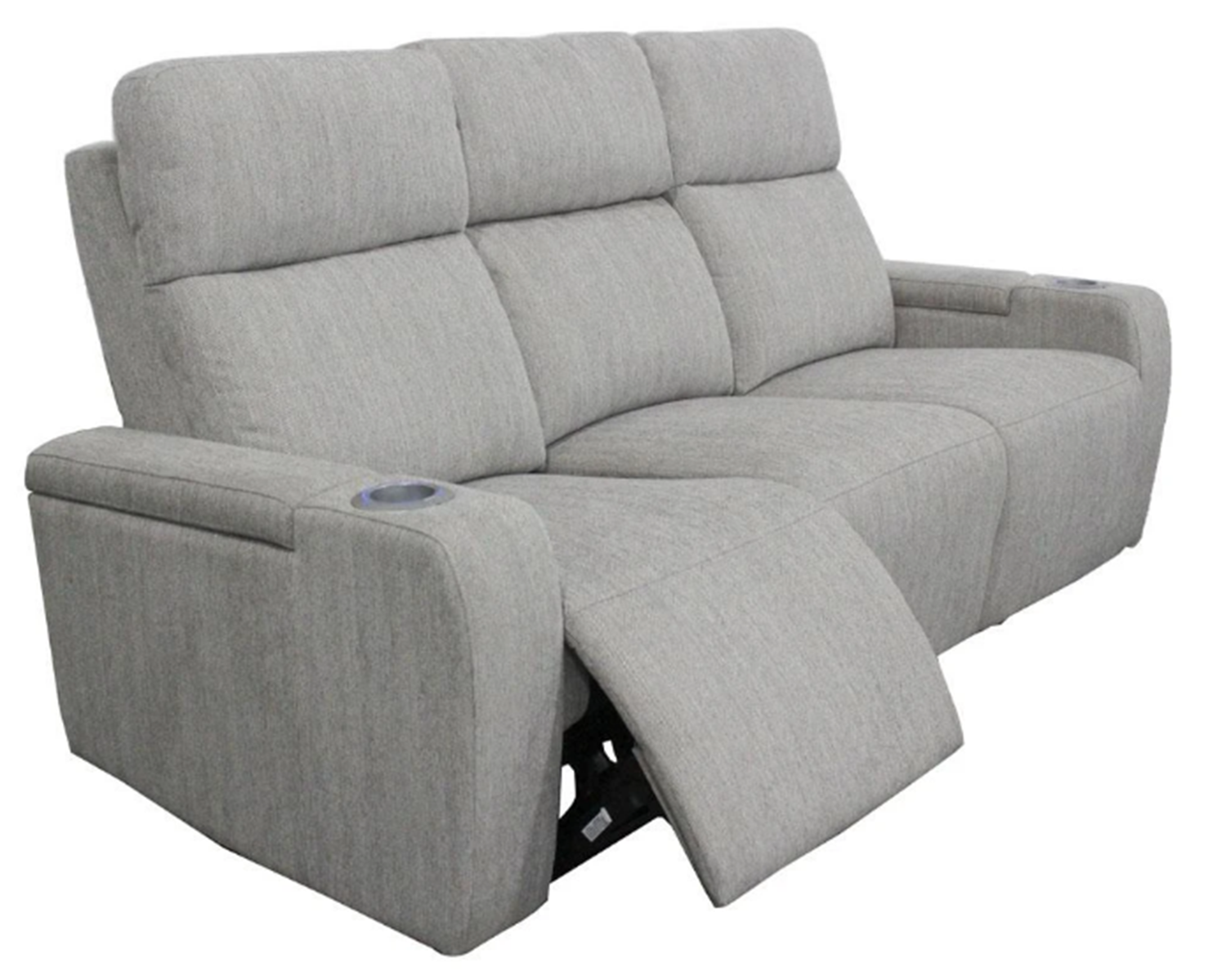 Parker House Orpheus Power Drop Down Console Sofa in Bisque - Ideal Furniture (Fresno,CA)