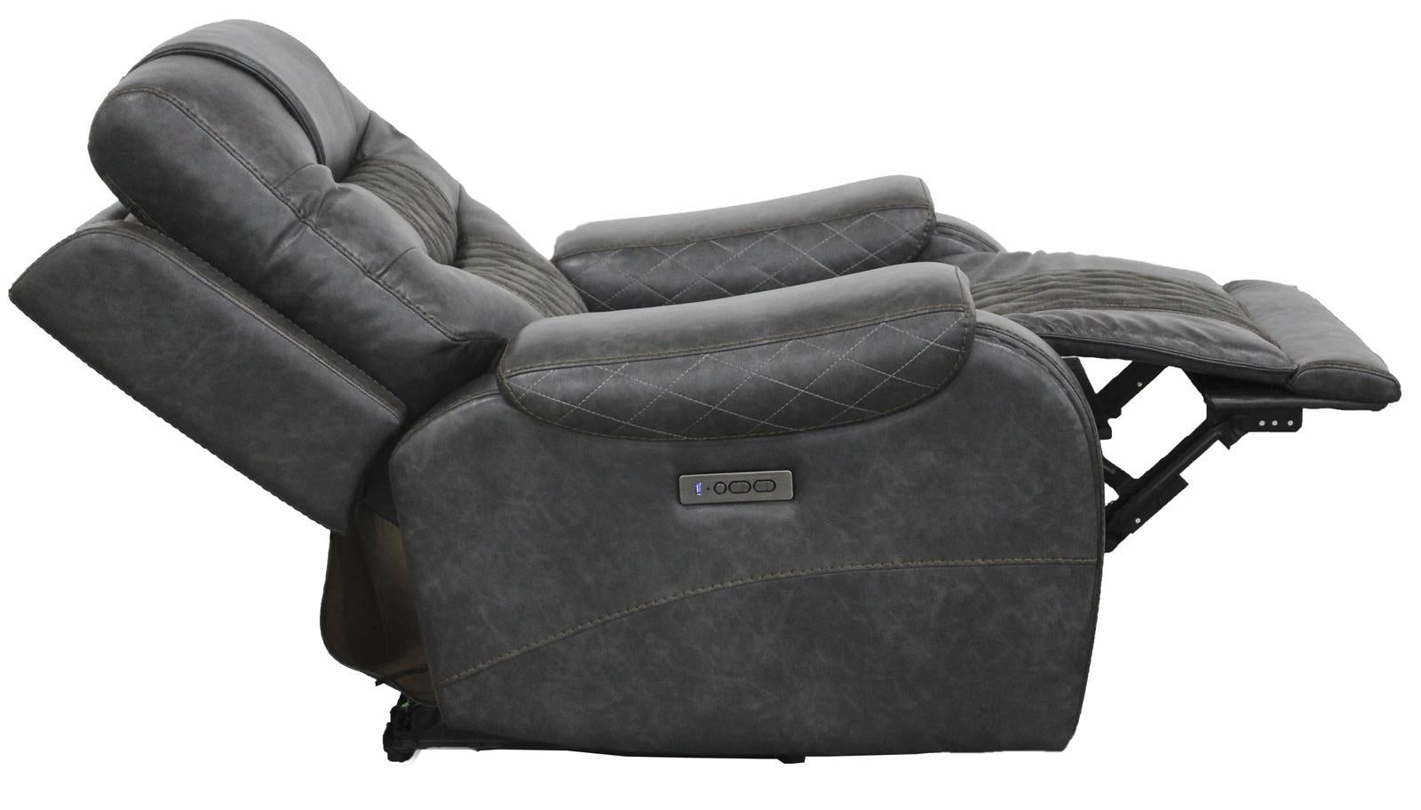 Parker House Outlaw Power Recliner in Stallion - Ideal Furniture (Fresno,CA)