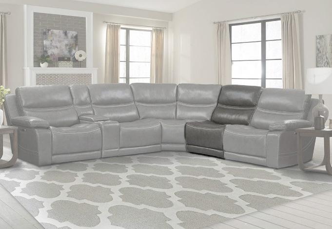 Parker House Palmer Armless Recliner in Greige - Ideal Furniture (Fresno,CA)