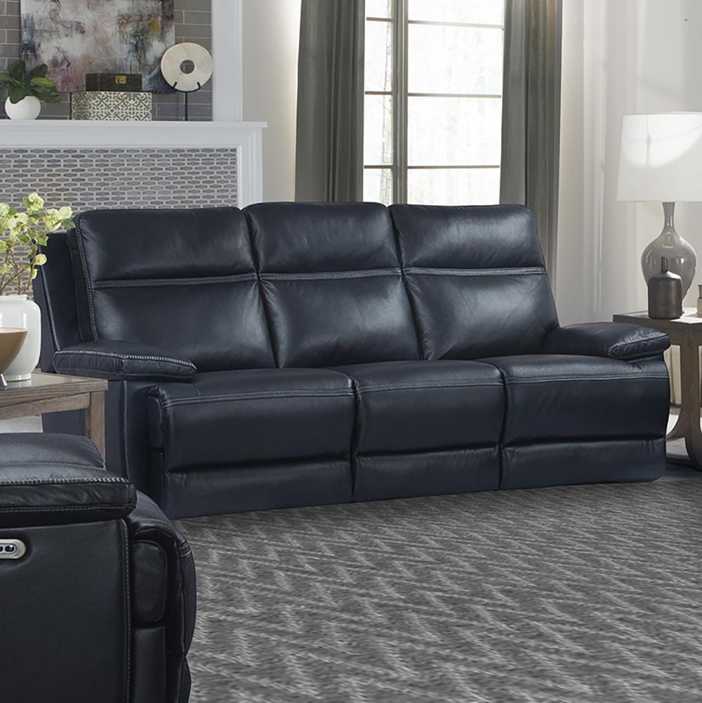 Parker House Paxton Power Sofa in Navy - Ideal Furniture (Fresno,CA)