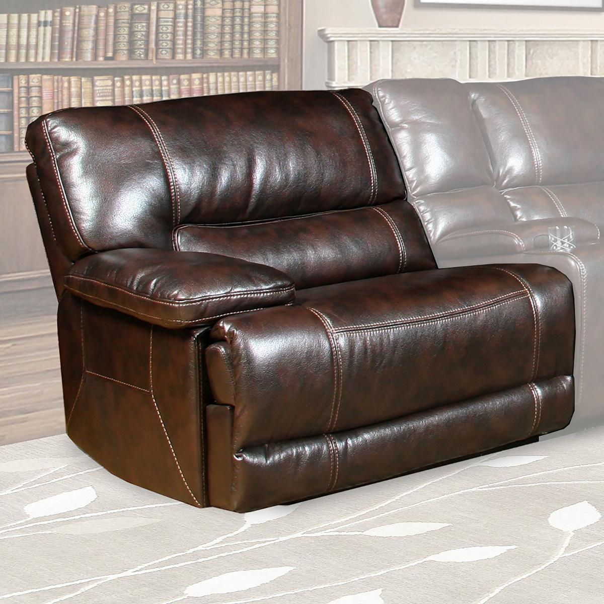Parker House Pegasus Power Left Arm Facing Recliner in Nutmeg - Ideal Furniture (Fresno,CA)