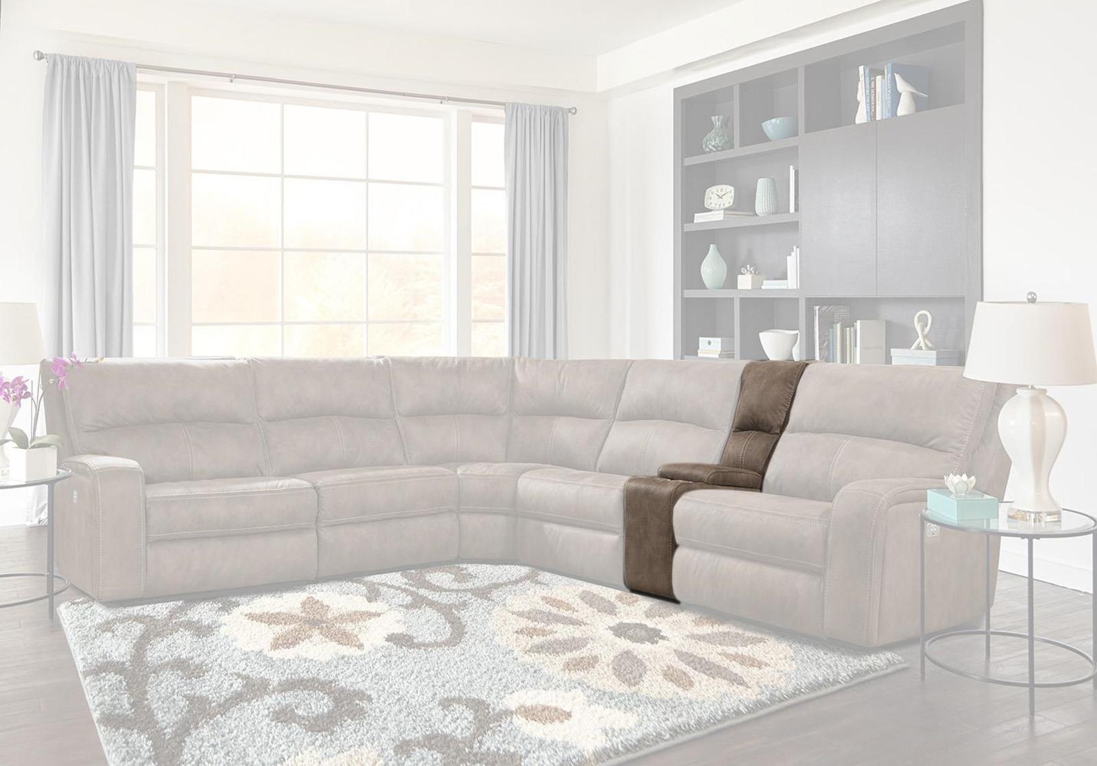 Parker House Polaris Straight Console with USB in Kahlua - Ideal Furniture (Fresno,CA)