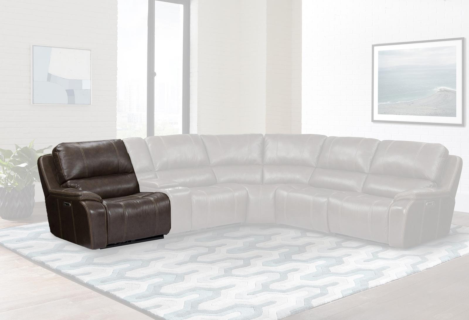 Parker House Potter LAF Chair Recliner PWR w/USB & PWR Headrest in Walnut - Ideal Furniture (Fresno,CA)