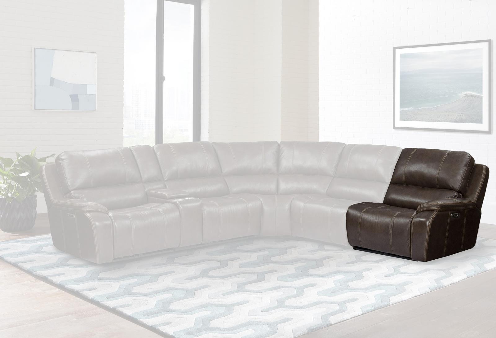 Parker House Potter RAF Chair Recliner PWR w/USB & PWR Headrest in Walnut - Ideal Furniture (Fresno,CA)