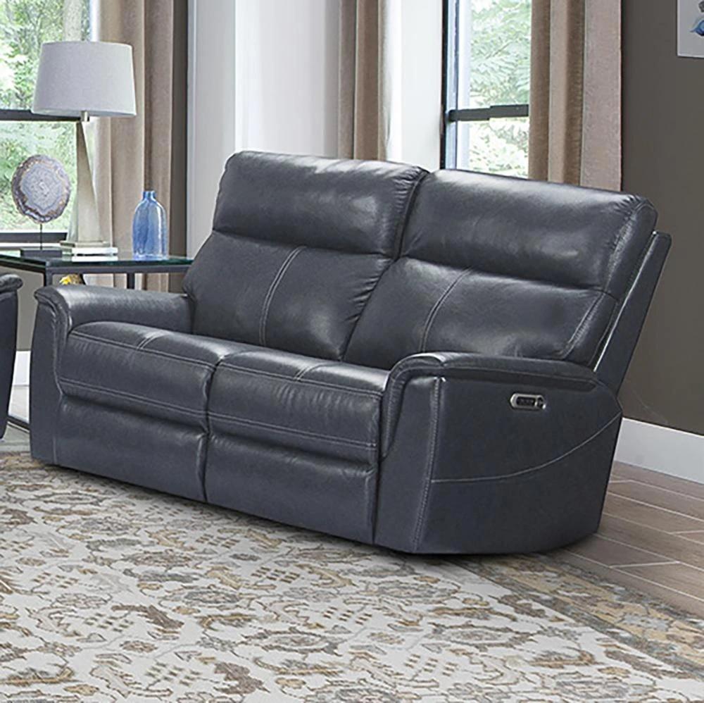 Parker House Reed Power Loveseat in Indigo - Ideal Furniture (Fresno,CA)