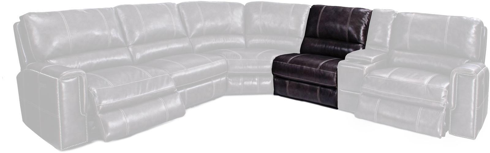 Parker House Salinger Armless Chair in Twilight