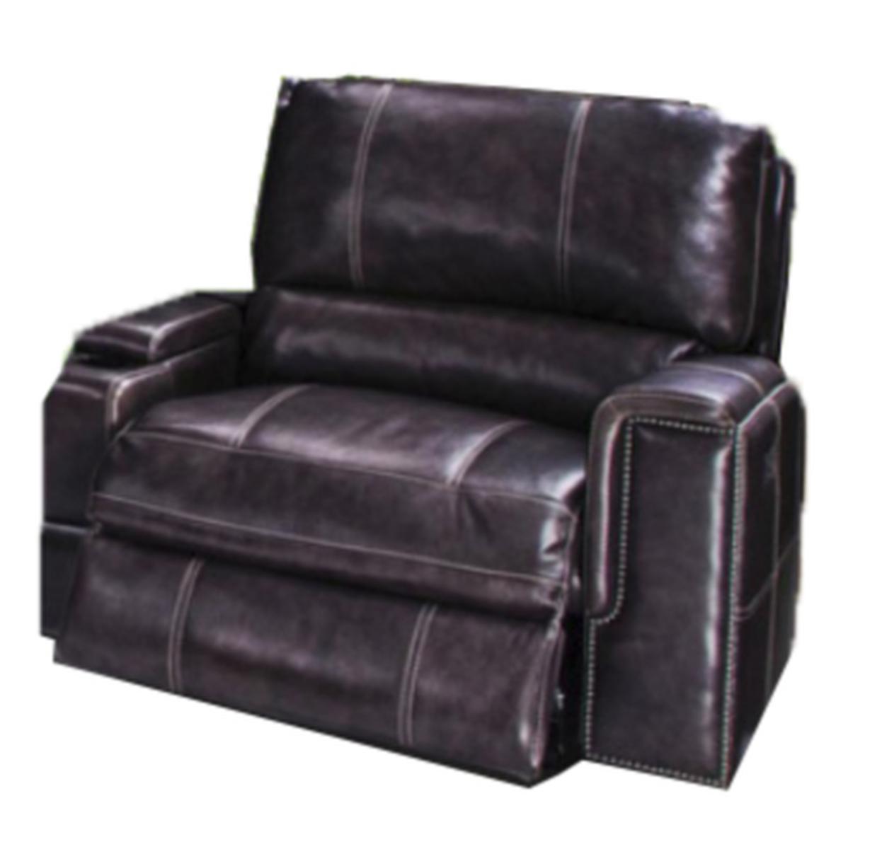Parker House Salinger Recliner PWR w/USB & PWR Headrest in Twilight - Ideal Furniture (Fresno,CA)
