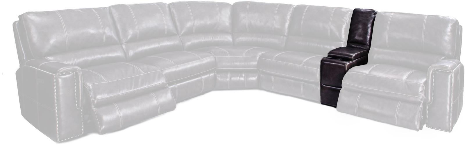 Parker House Salinger Straight Console w/ USB in Twilight - Ideal Furniture (Fresno,CA)