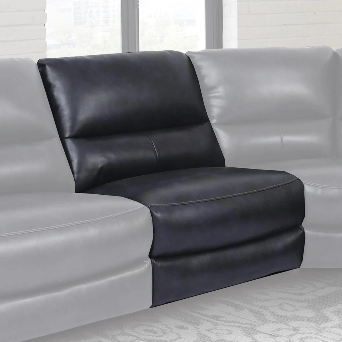 Parker House Samson Armless Chair in Banner Navy