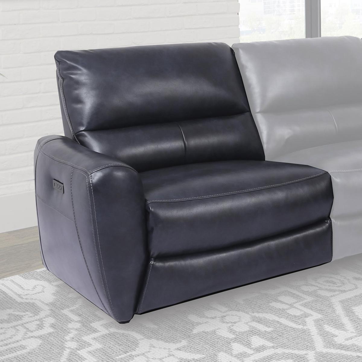 Parker House Samson Power Left Arm Facing Recliner in Banner Navy - Ideal Furniture (Fresno,CA)