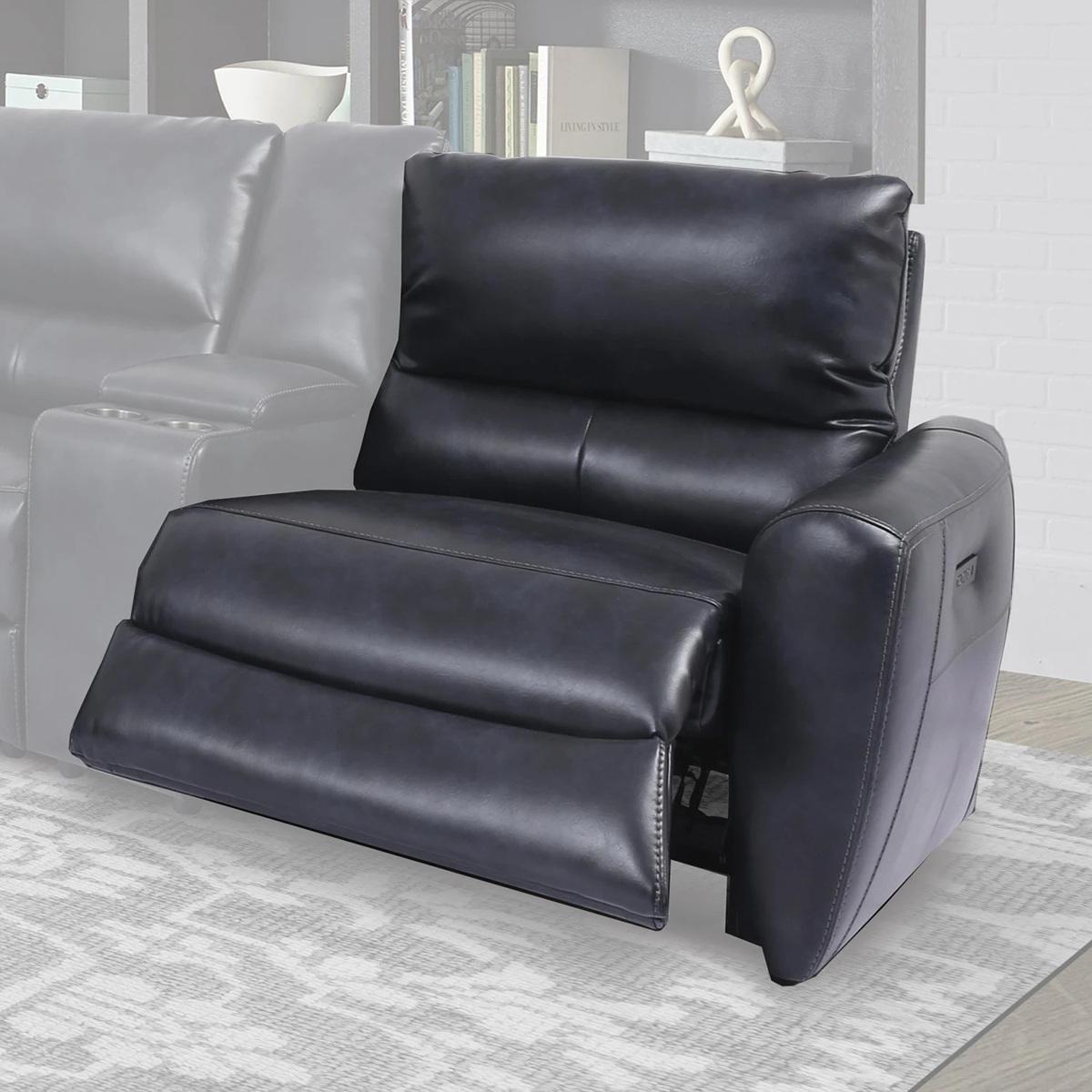 Parker House Samson Power Right Arm Facing Recliner in Banner Navy - Ideal Furniture (Fresno,CA)