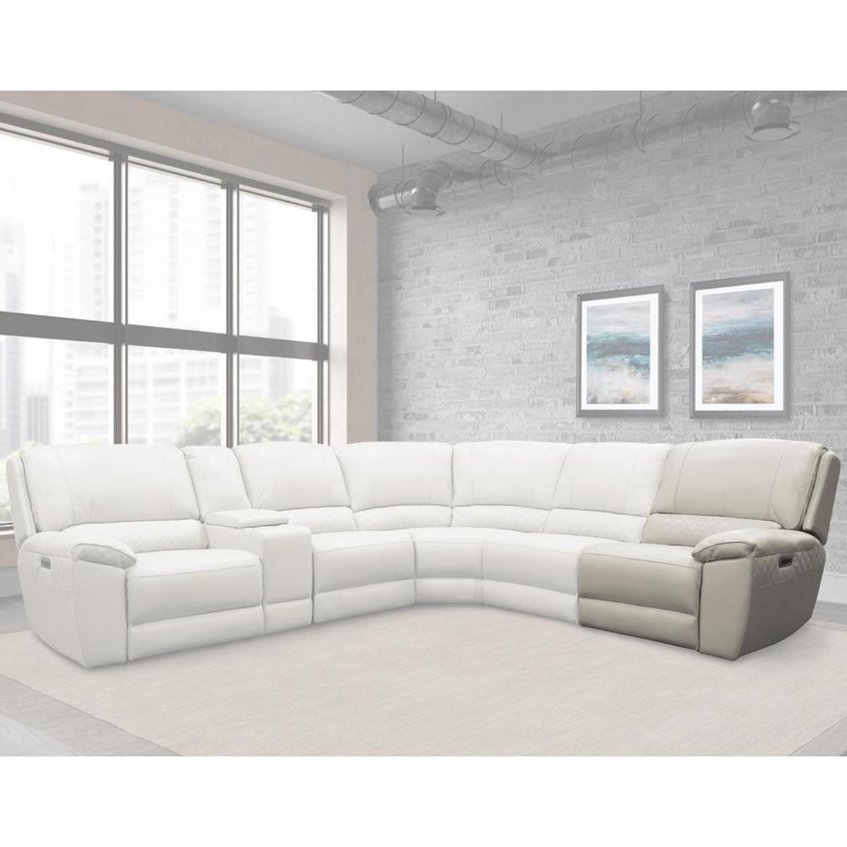 Parker House Scott Power Right Arm Facing Recliner in Alabaster - Ideal Furniture (Fresno,CA)