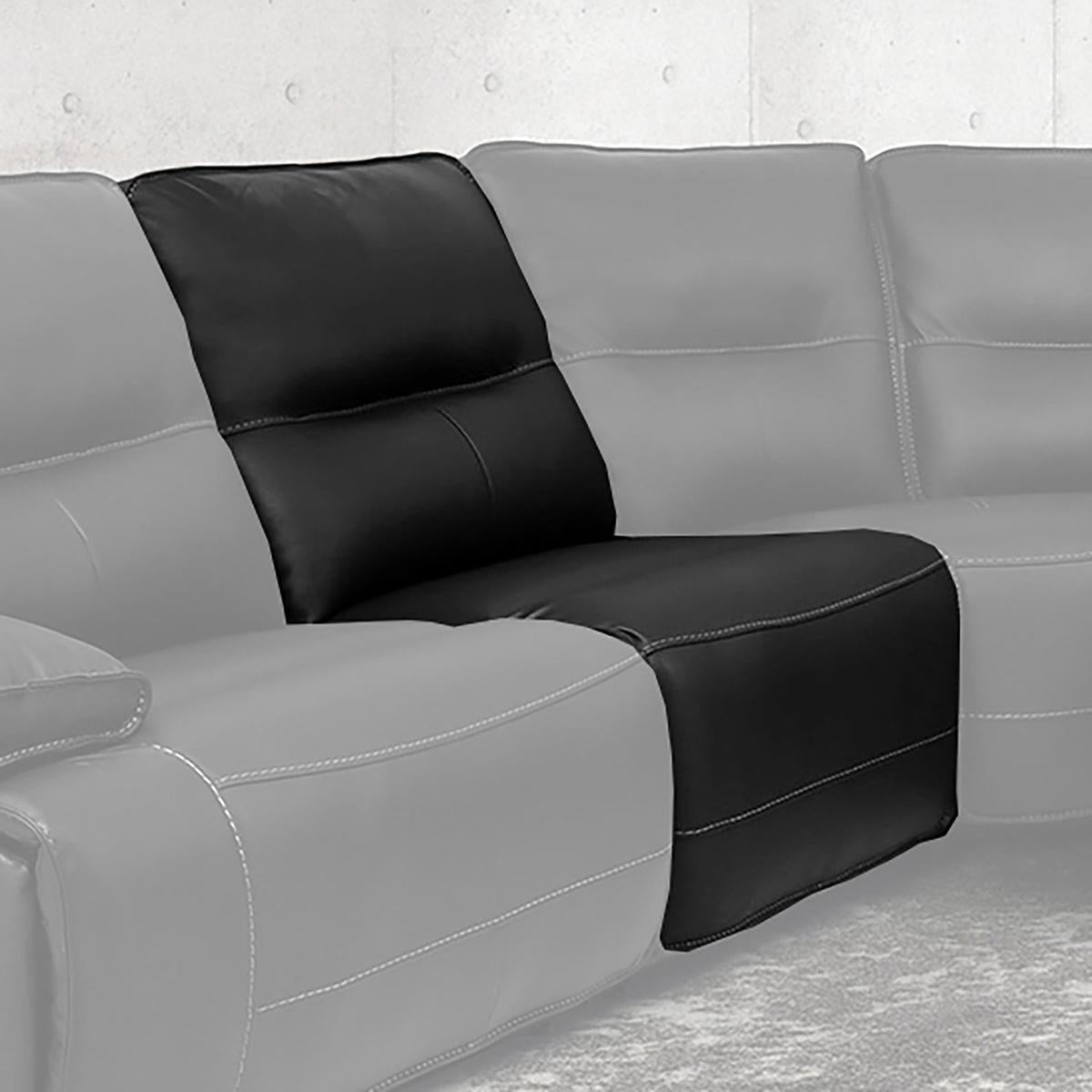 Parker House Spartacus Armless Chair in Black