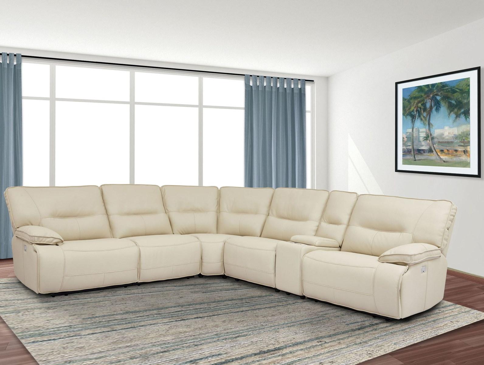 Parker House Spartacus LAF Chair Recliner Power with USB and Power Headrest in Oyster - Ideal Furniture (Fresno,CA)