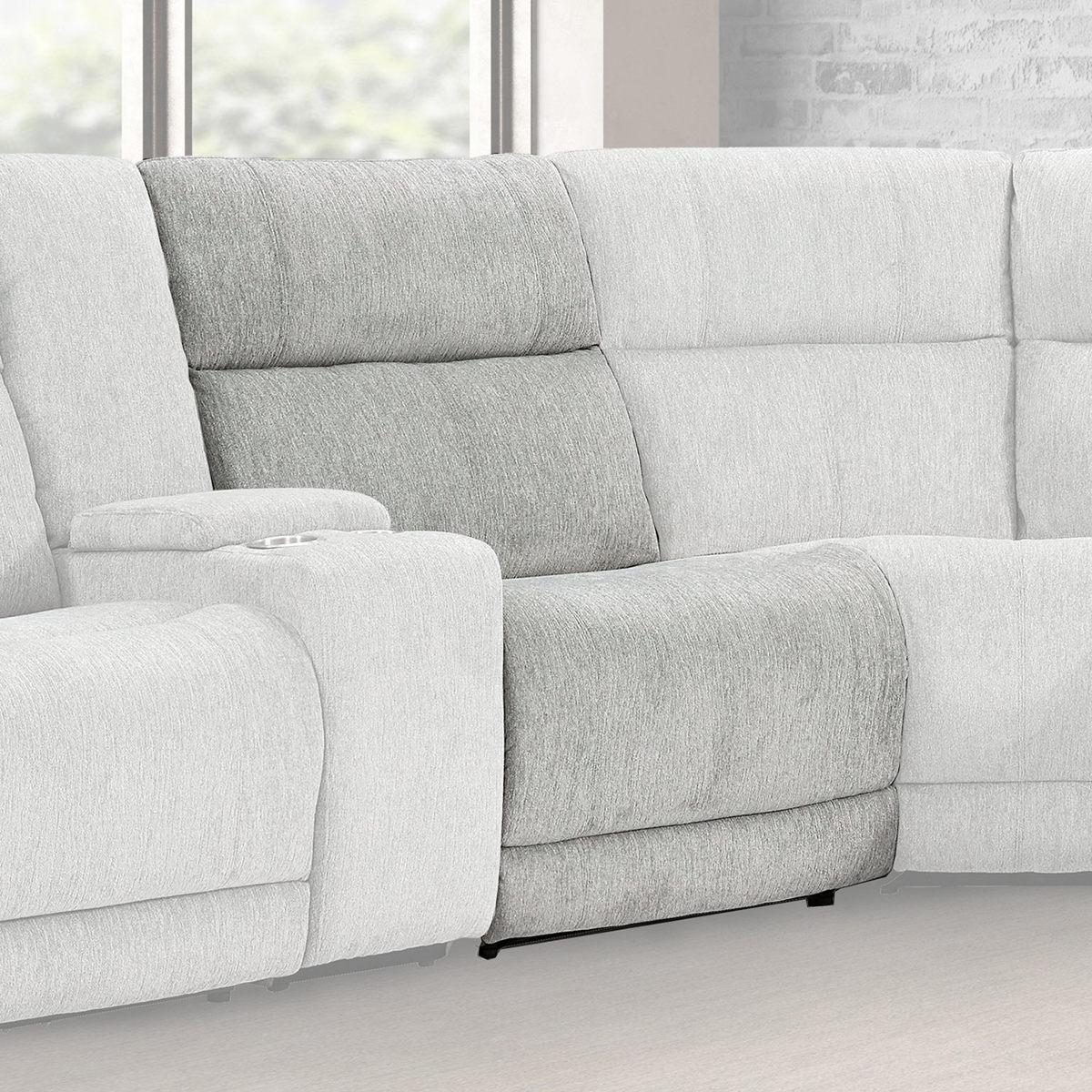 Parker House Spencer Armless Chair in Tide Pebble
