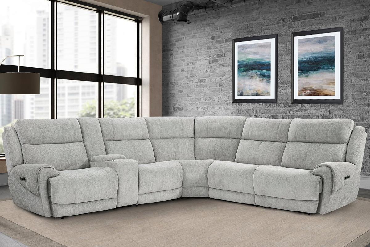 Parker House Spencer Power Right Arm Facing Recliner in Tide Pebble - Ideal Furniture (Fresno,CA)