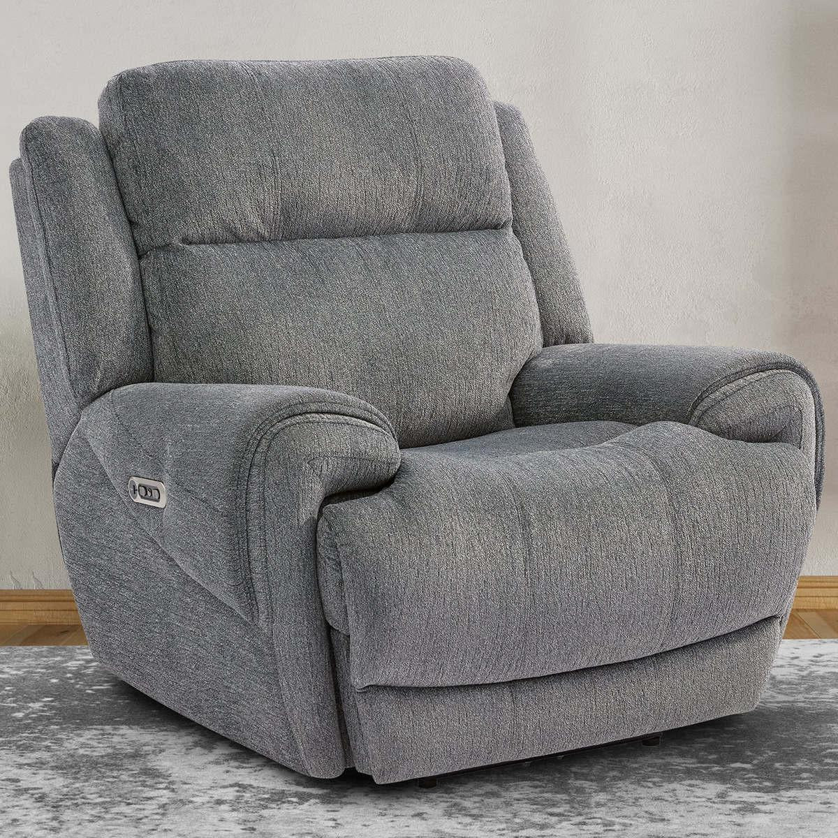 Parker House Spencer Power Recliner in Tide Graphite - Ideal Furniture (Fresno,CA)