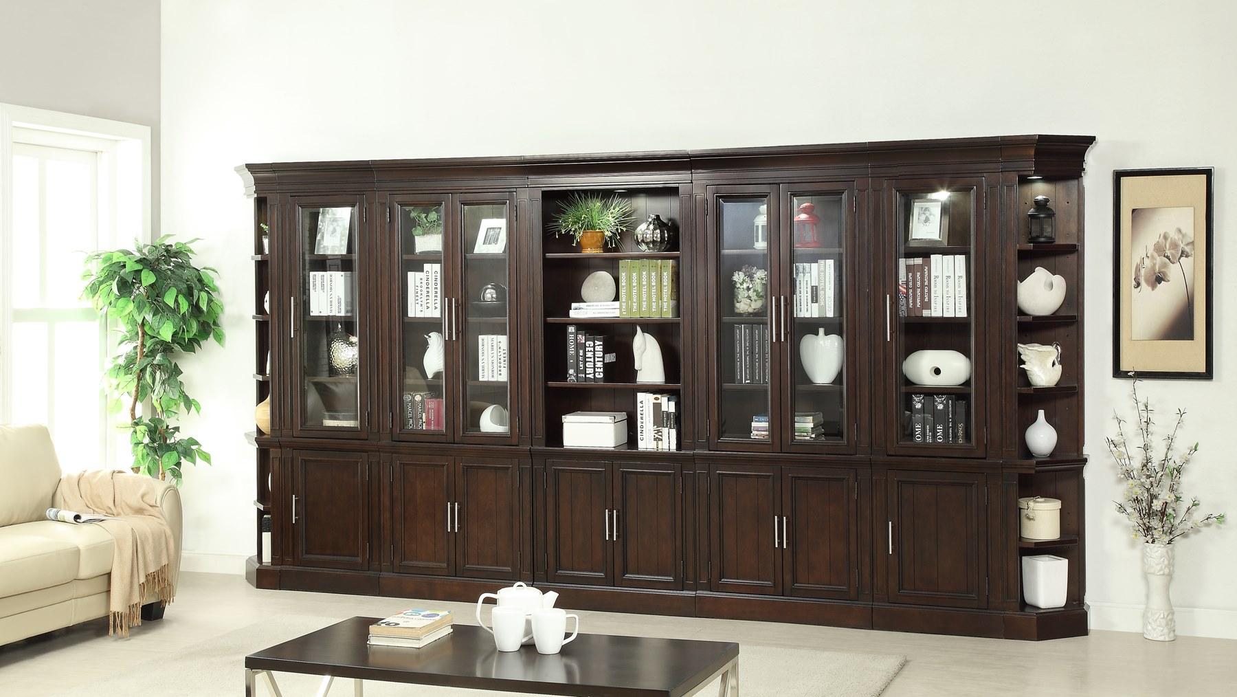 Parker House Stanford 32 in. Glass Door Cabinet - Ideal Furniture (Fresno,CA)