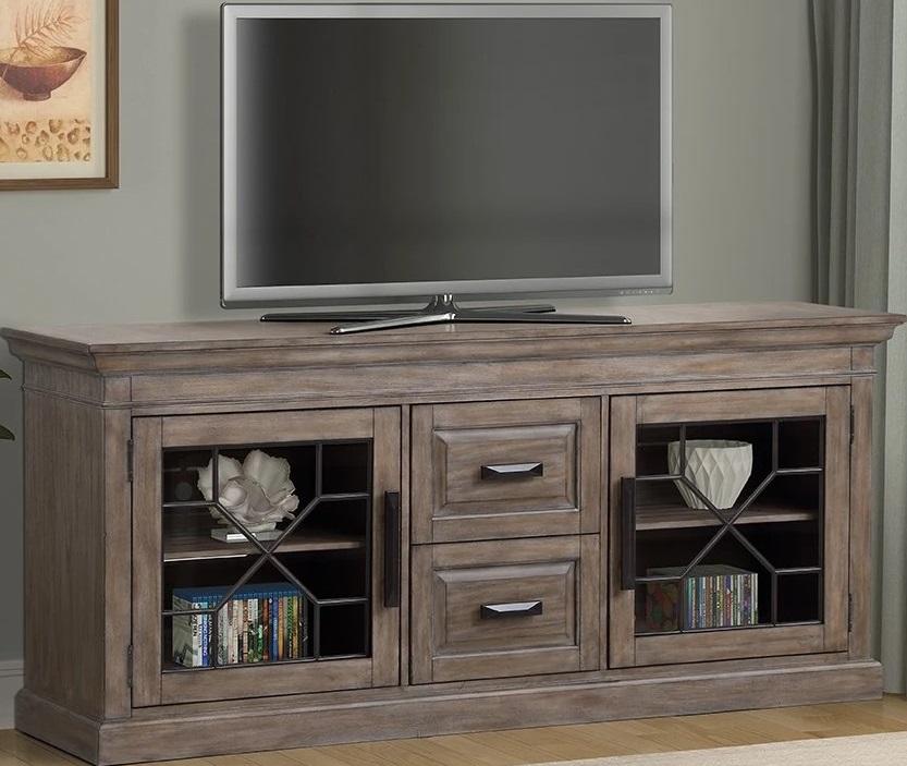 Parker House Sundance 76 in.TV Console in Sandstone - Ideal Furniture (Fresno,CA)