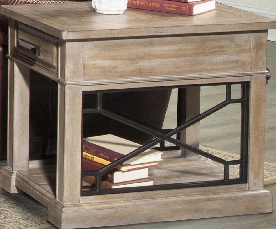 Parker House Sundance Chairside Table in Sandstone