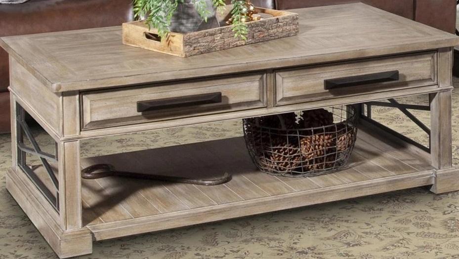 Parker House Sundance Cocktail Table in Sandstone