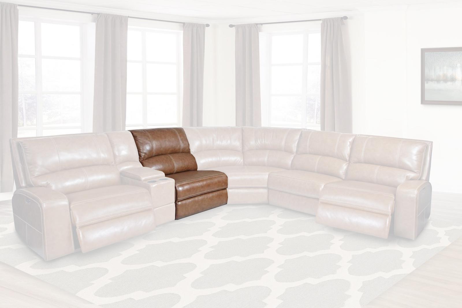Parker House Swift Armless Chair in Bourbon - Ideal Furniture (Fresno,CA)