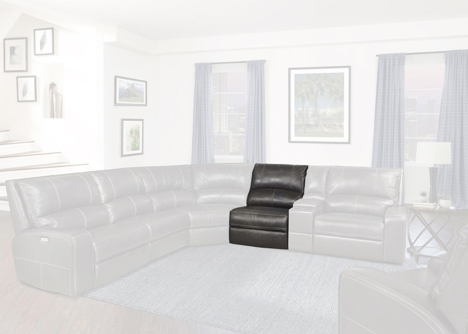 Parker House Swift Armless Chair in Twilight