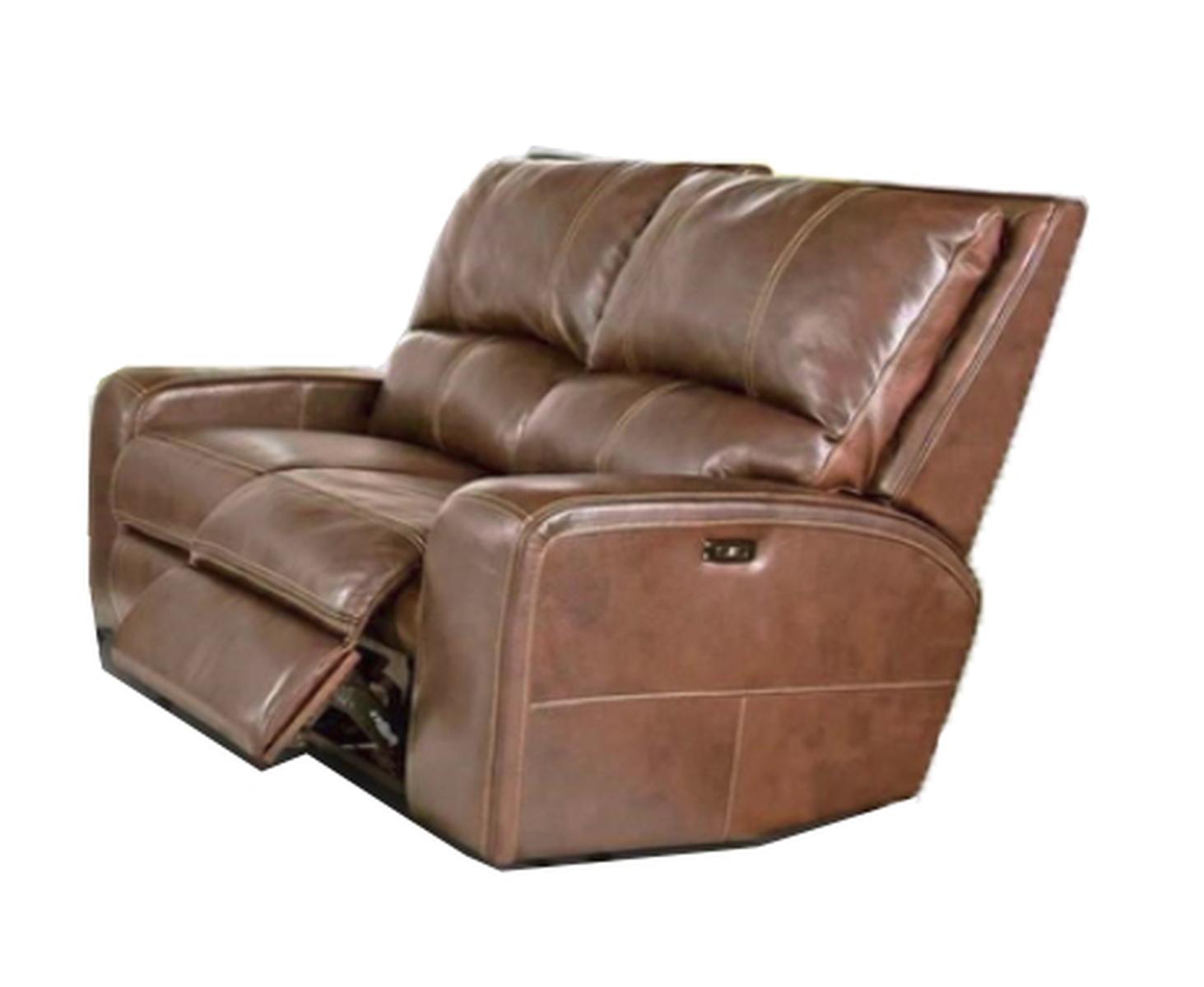 Parker House Swift Loveseat Dual Recliner PWR w/USB & PWR Headrest in Bourbon
