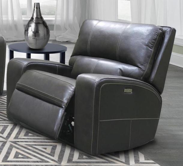 Parker House Swift Recliner PWR Reclining w/USB & PWR Headrest in Twilight - Ideal Furniture (Fresno,CA)