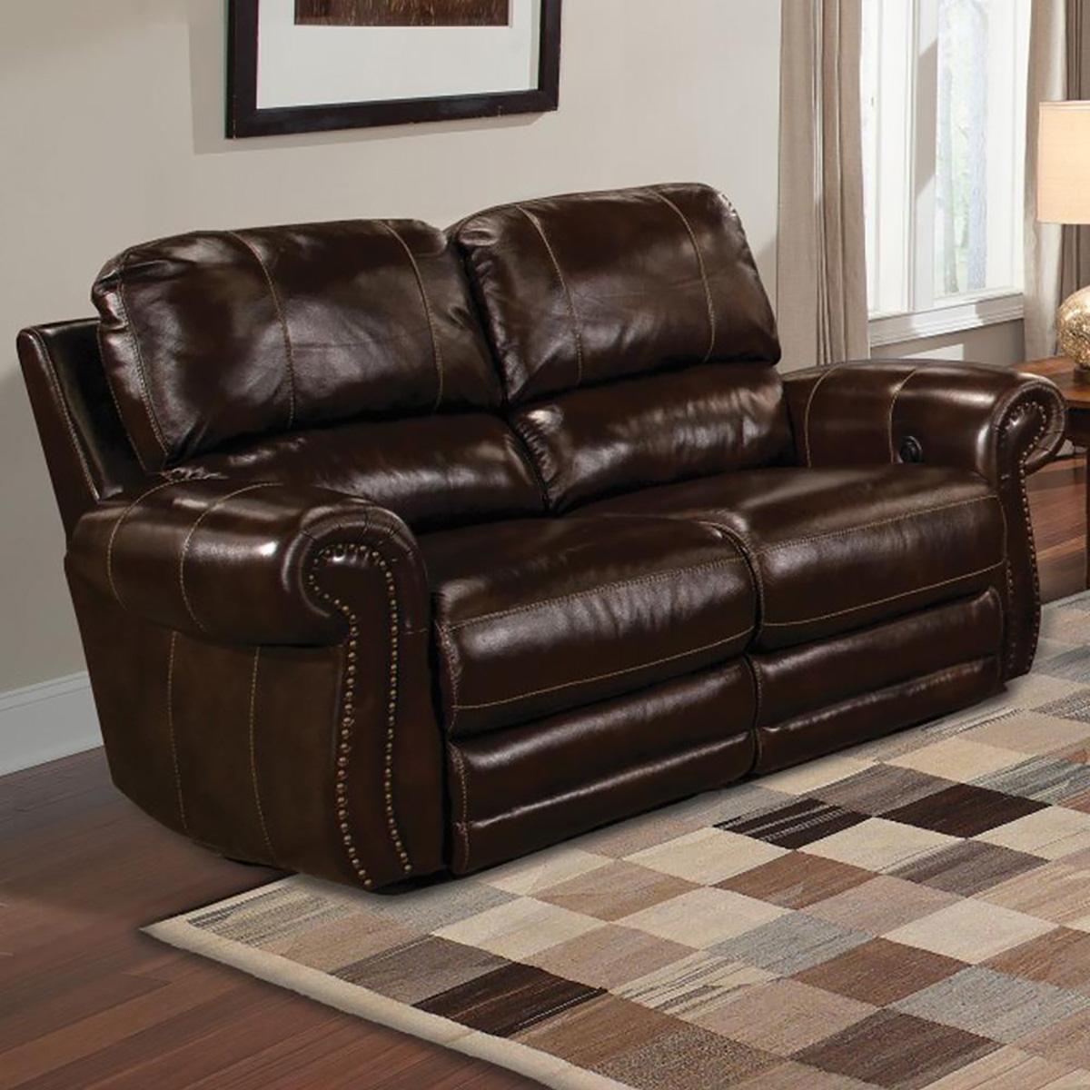 Parker House Thurston Power Loveseat in Havana - Ideal Furniture (Fresno,CA)
