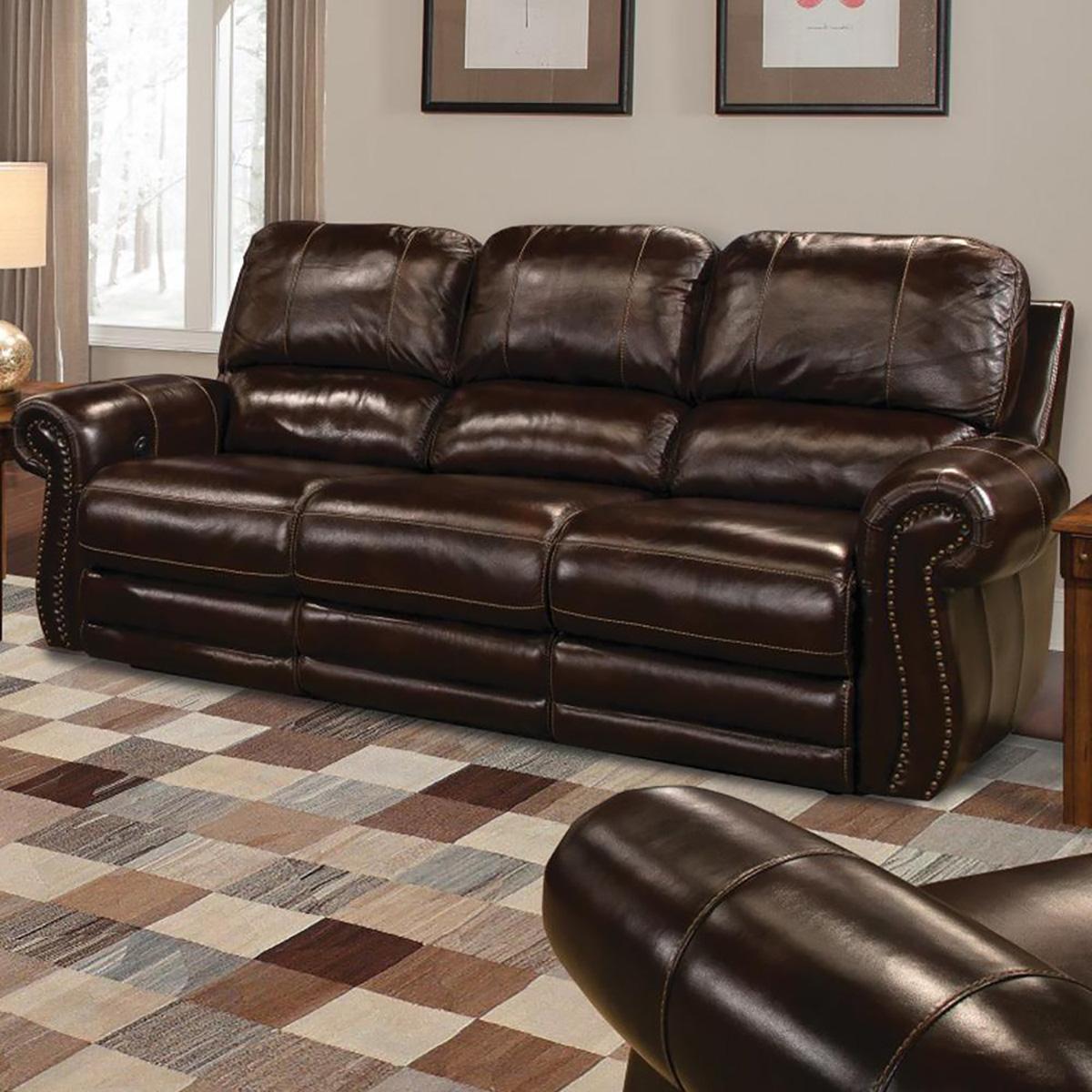 Parker House Thurston Power Sofa in Havana - Ideal Furniture (Fresno,CA)