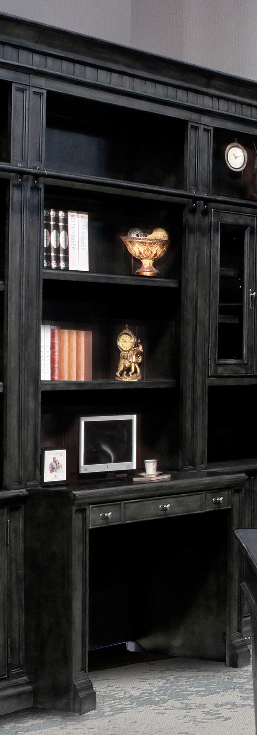 Parker House Washington Heights 2pc Library Desk in Washed Charcoal