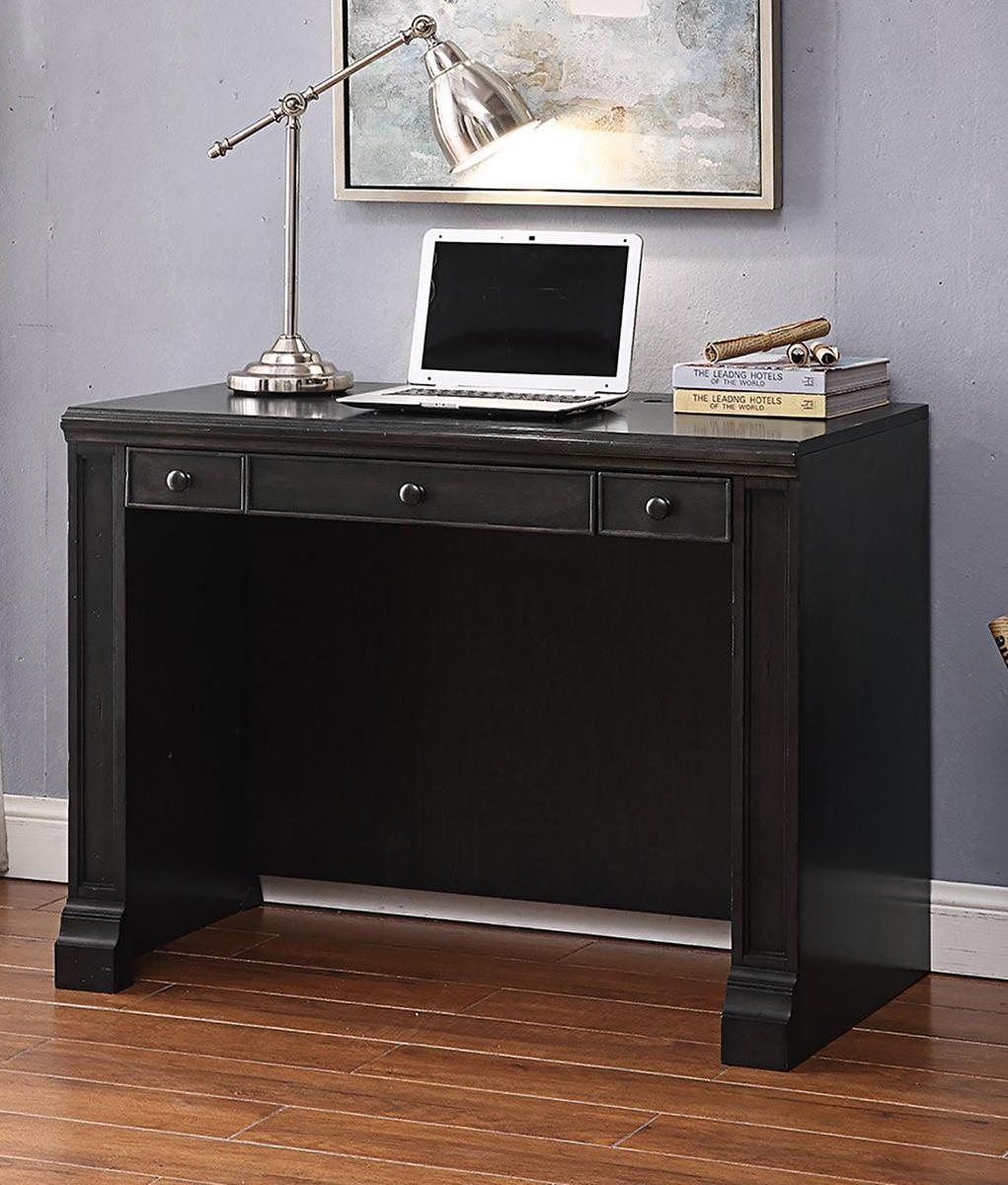 Parker House Washington Heights Library Desk in Washed Charcoal - Ideal Furniture (Fresno,CA)