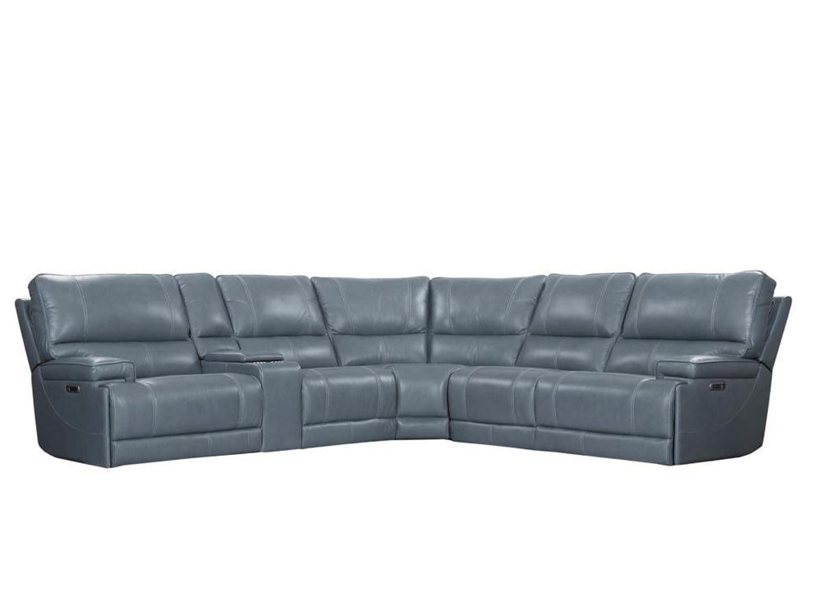 Parker House Whitman Power Cordless Left Arm Facing Recliner in Verona Azure - Ideal Furniture (Fresno,CA)