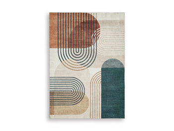 Farrendale Washable Area Rug - Ideal Furniture (Fresno,CA)