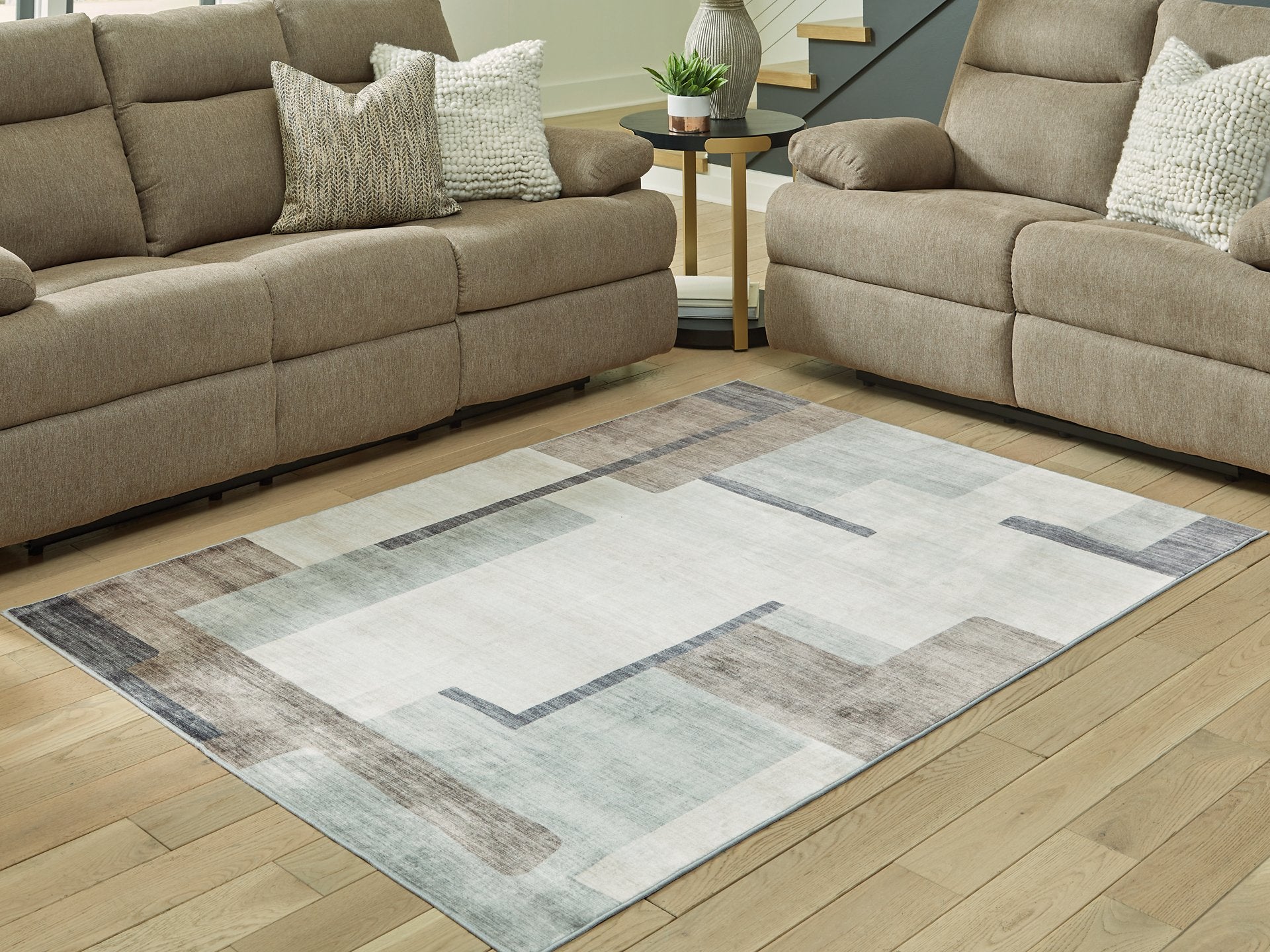 Larkport Washable Area Rug - Ideal Furniture (Fresno,CA)