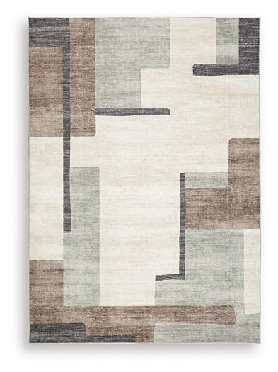 Larkport Washable Area Rug - Ideal Furniture (Fresno,CA)