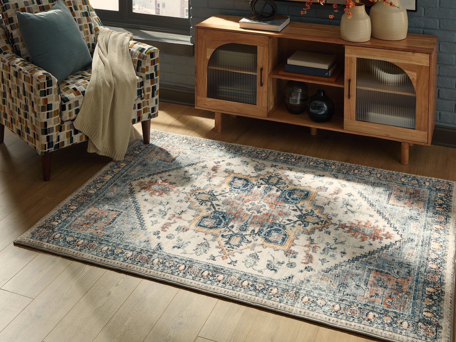 Wallney Area Rug - Ideal Furniture (Fresno,CA)