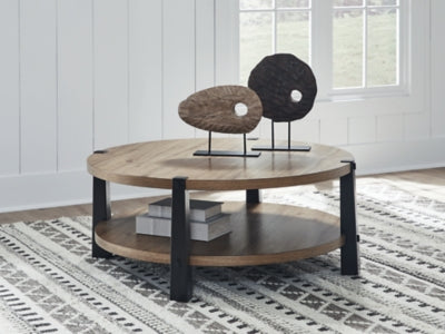 Ridgester Coffee Table - Ideal Furniture (Fresno,CA)